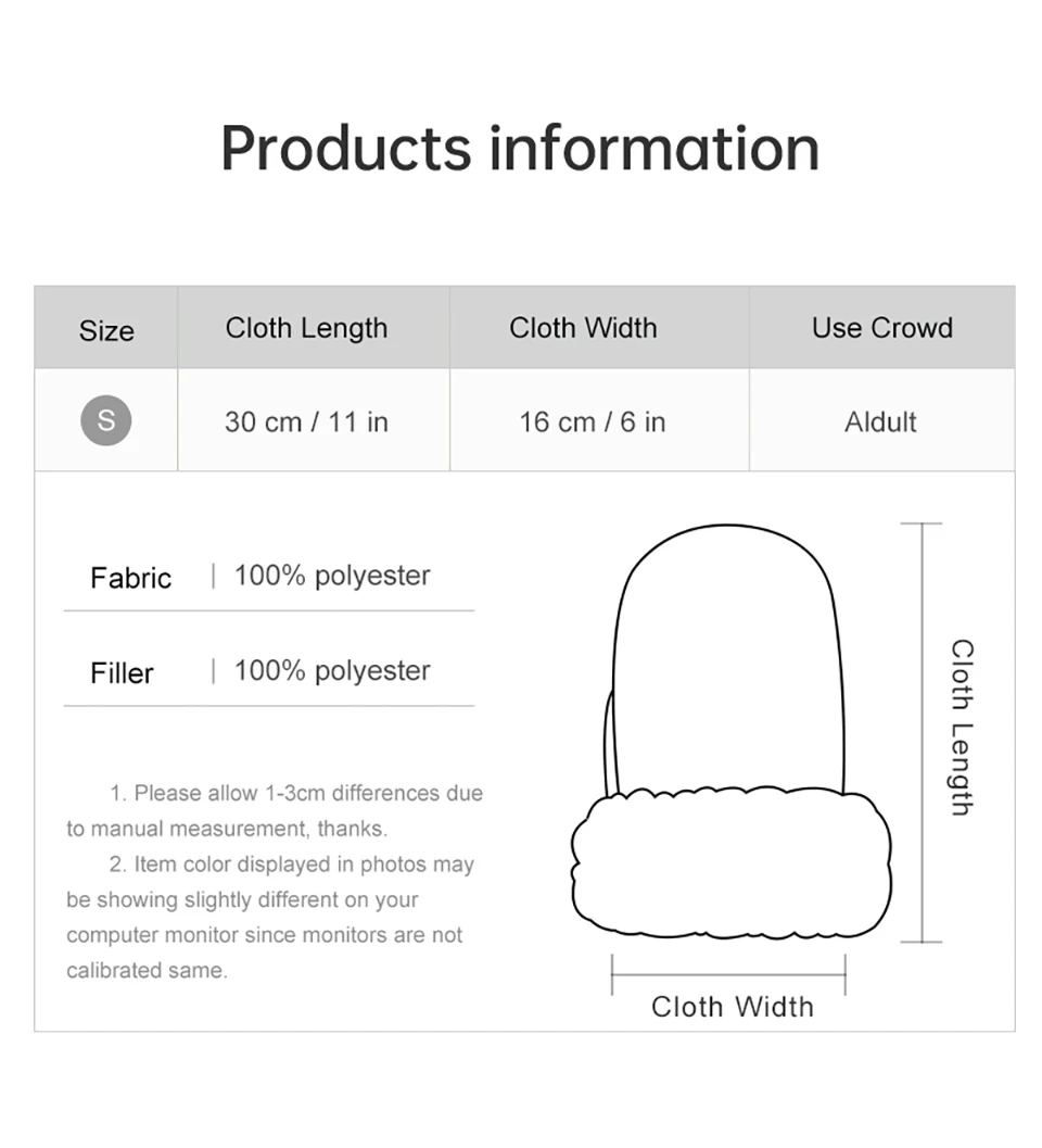 Tiny Treasures™ Stroller Antifreeze Hand Guard Windproof Gloves