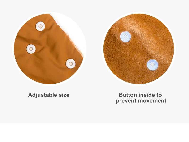 Tiny Treasures™ Stroller Fur Fleece Gloves with Mobile Phone Case