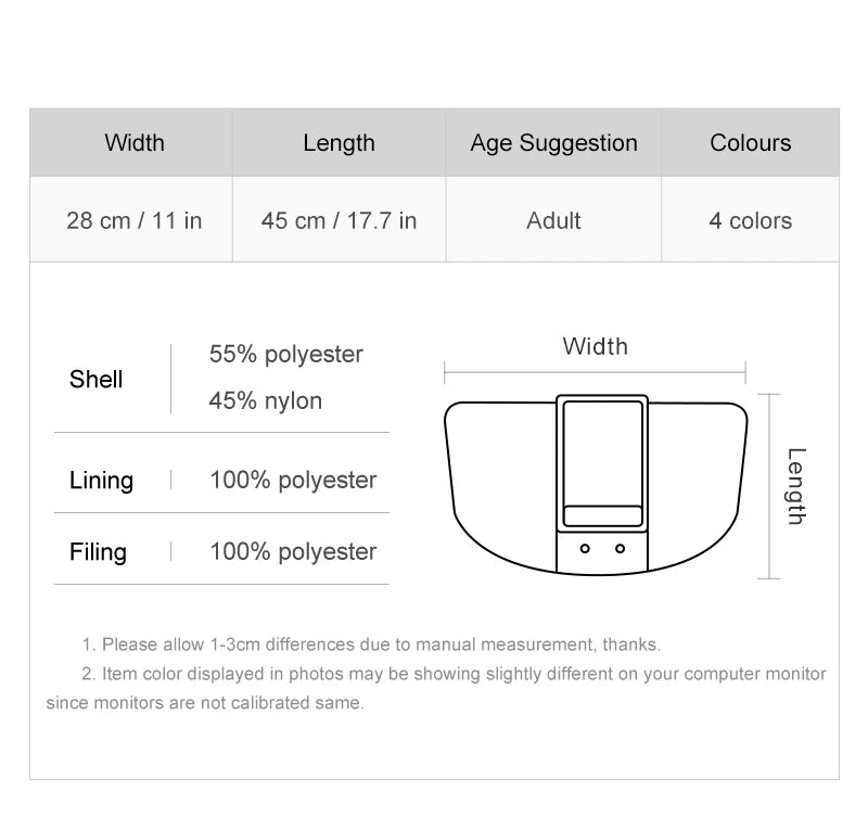 Tiny Treasures™ Stroller Fur Fleece Gloves with Mobile Phone Case