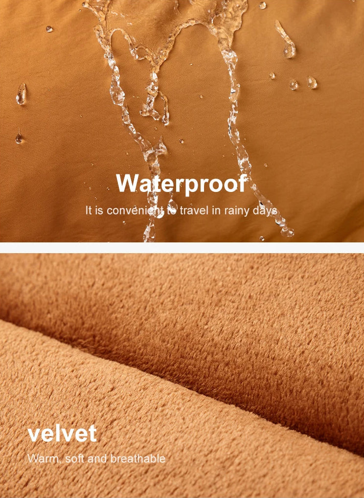 Tiny Treasures™ Stroller Fur Fleece Gloves with Mobile Phone Case